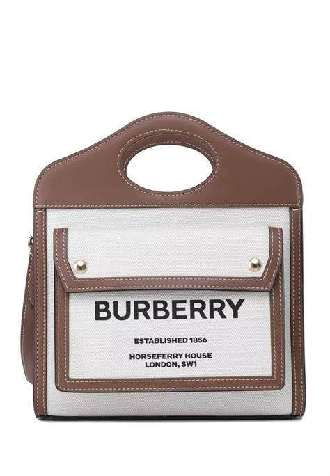 two tone leather crossbody bag burberry|BURBERRY .